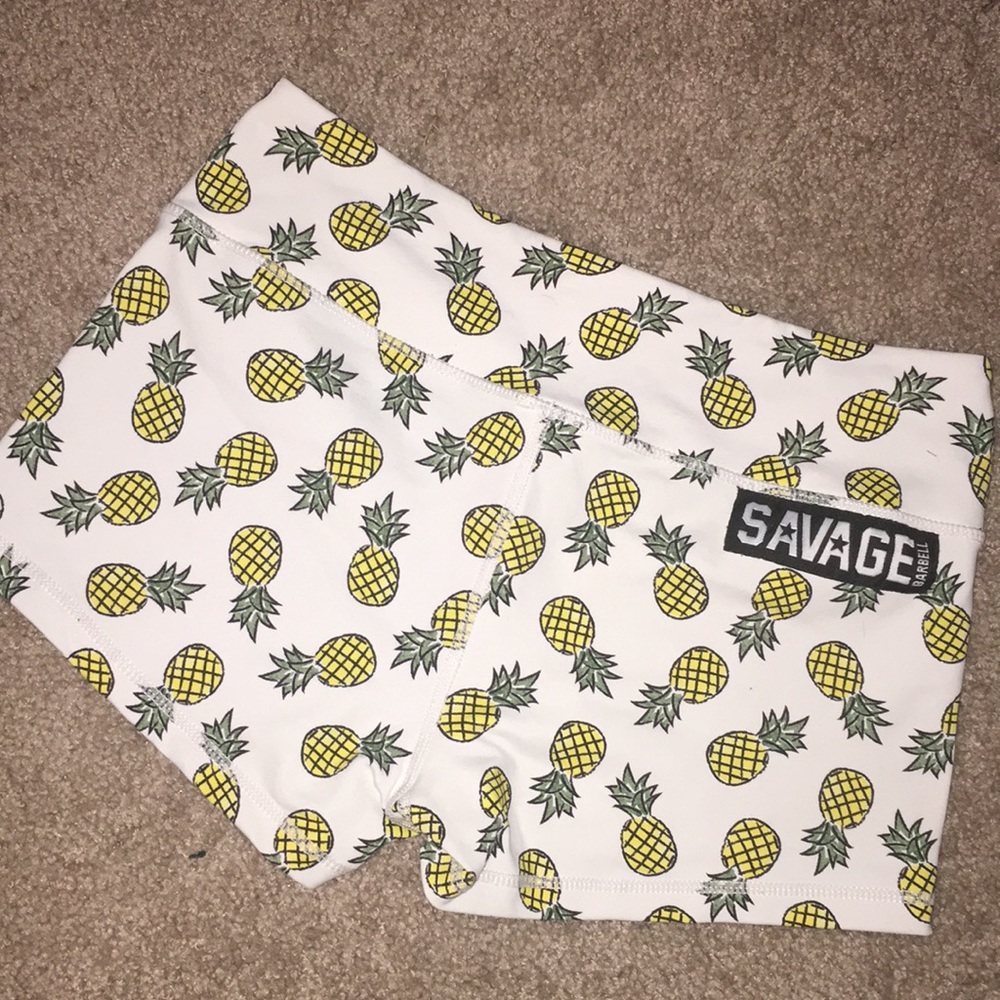 Savage pineapple shorts